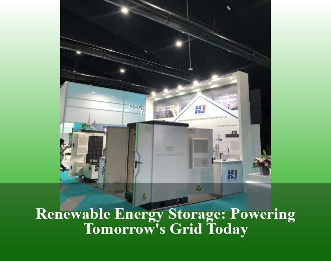 Renewable Energy Storage: Powering Tomorrow's Grid Today
